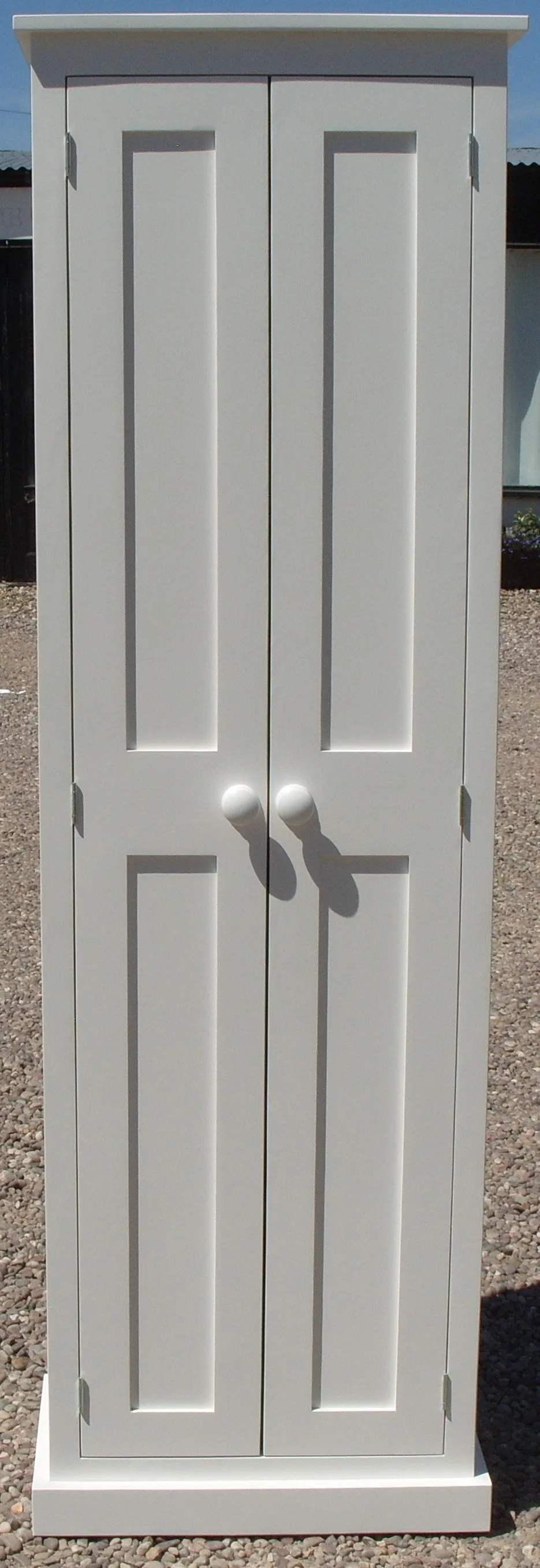 **2 Door Hallway, Utility, Cloak Room Storage Cupboard with Hooks and Shelves (40 cm deep) ALL  SIZE VARIATIONS