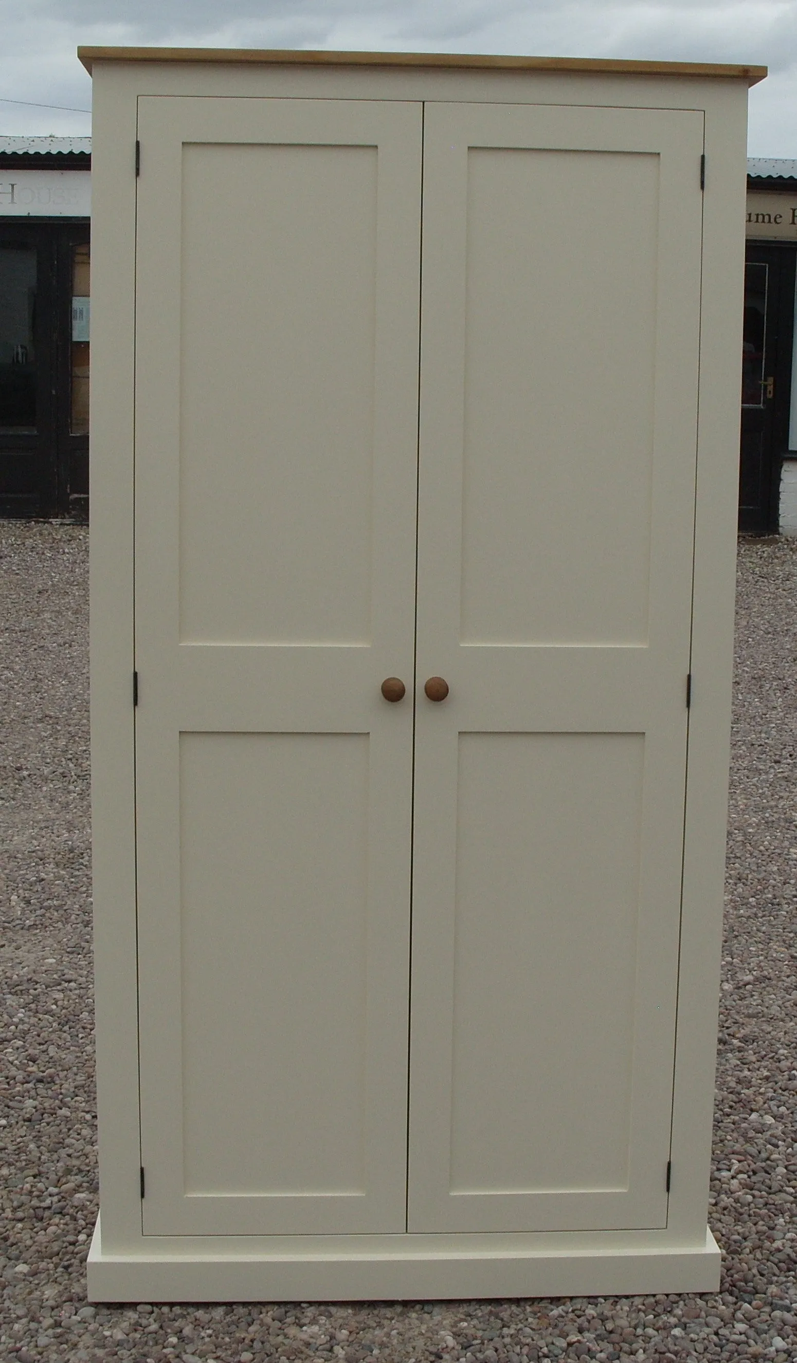 **2 Door Hallway, Utility, Cloak Room Storage Cupboard with Hooks and Shelves (40 cm deep) ALL  SIZE VARIATIONS