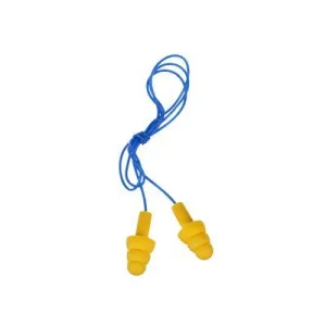 3M E-A-R UltraFit Earplugs 340-4004, Corded, Poly Bag, 400 Pair/Case