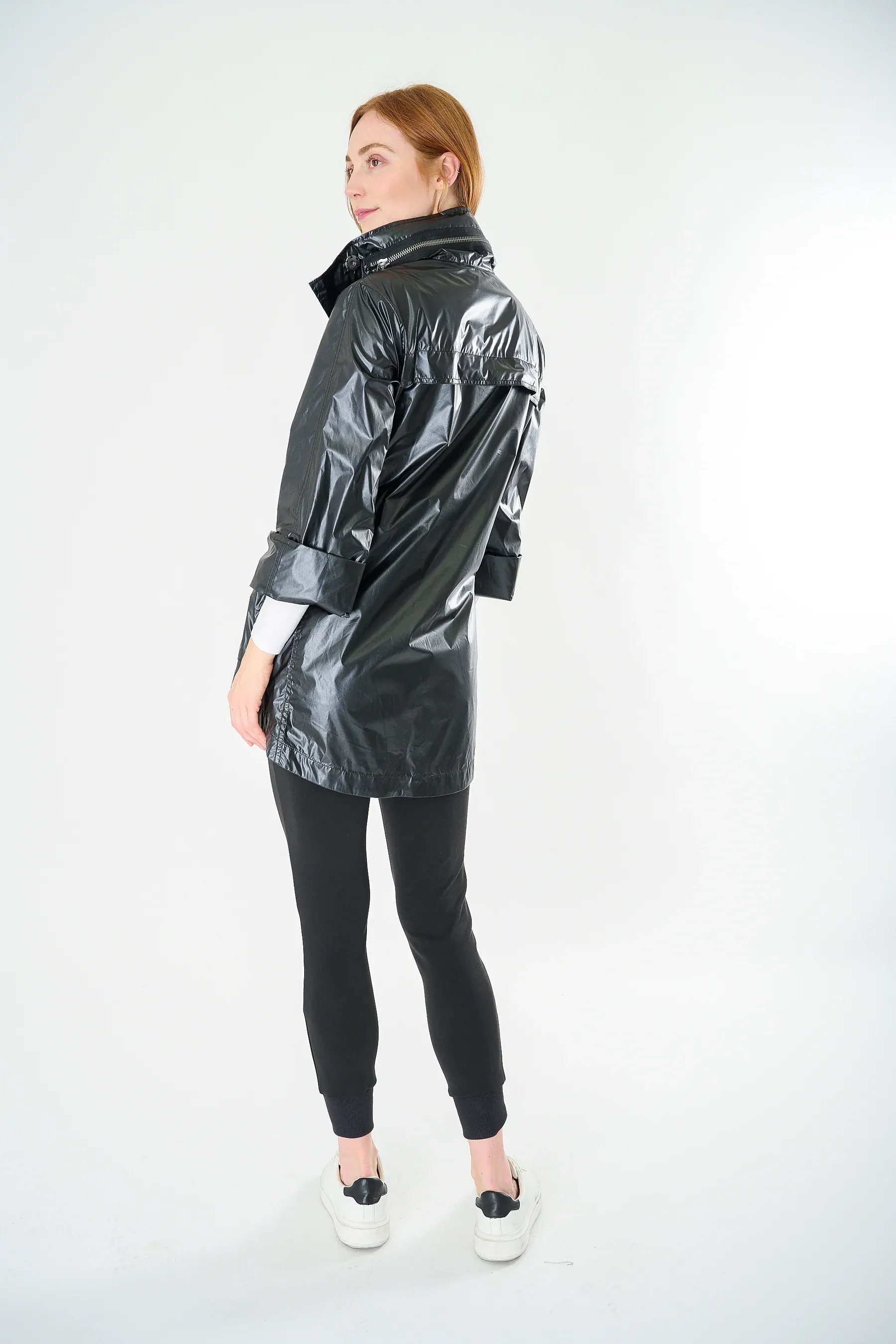 5809ncm Anorak Metallic Rain Jacket