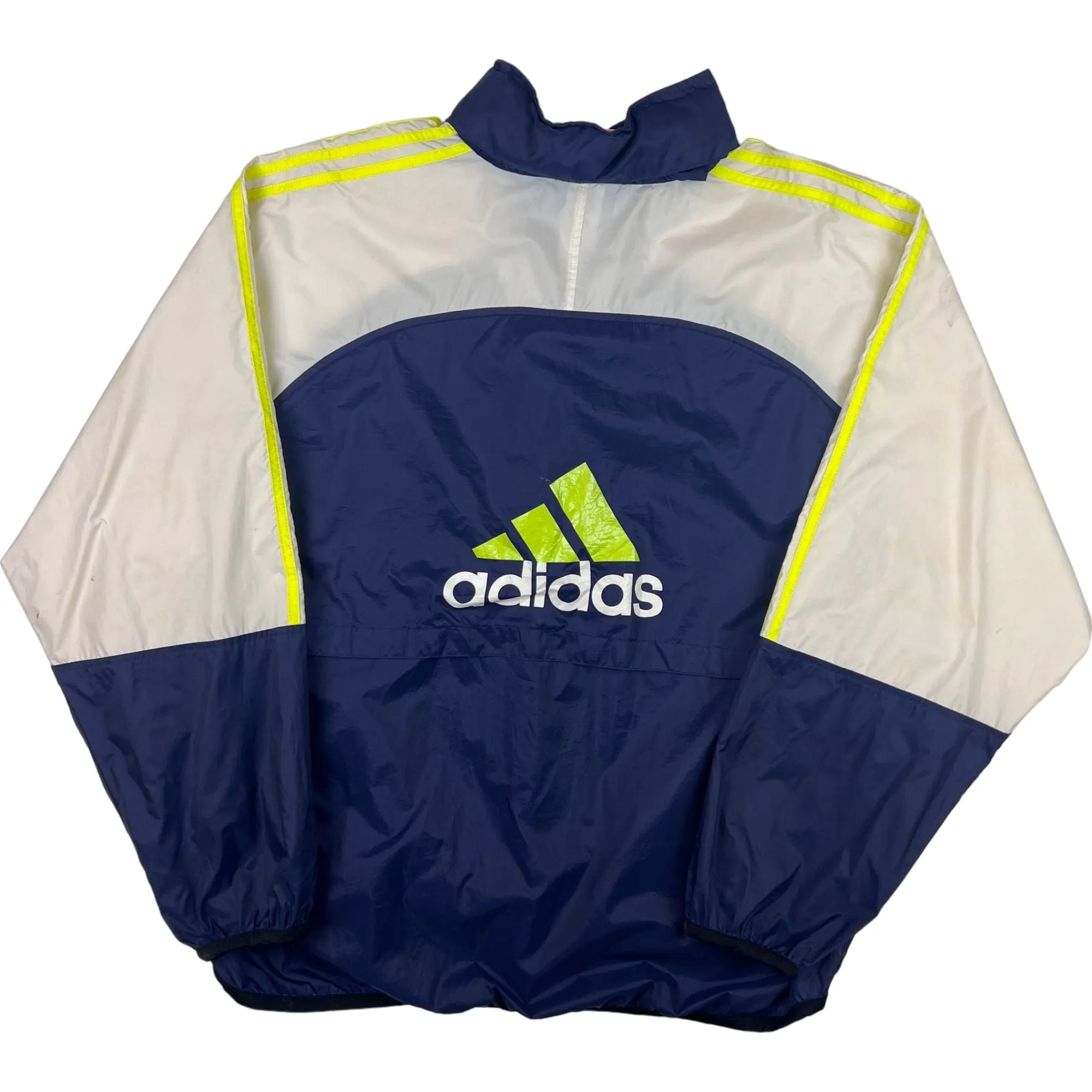 Adidas 90's Colourblock Track Jacket Navy Cream Yellow