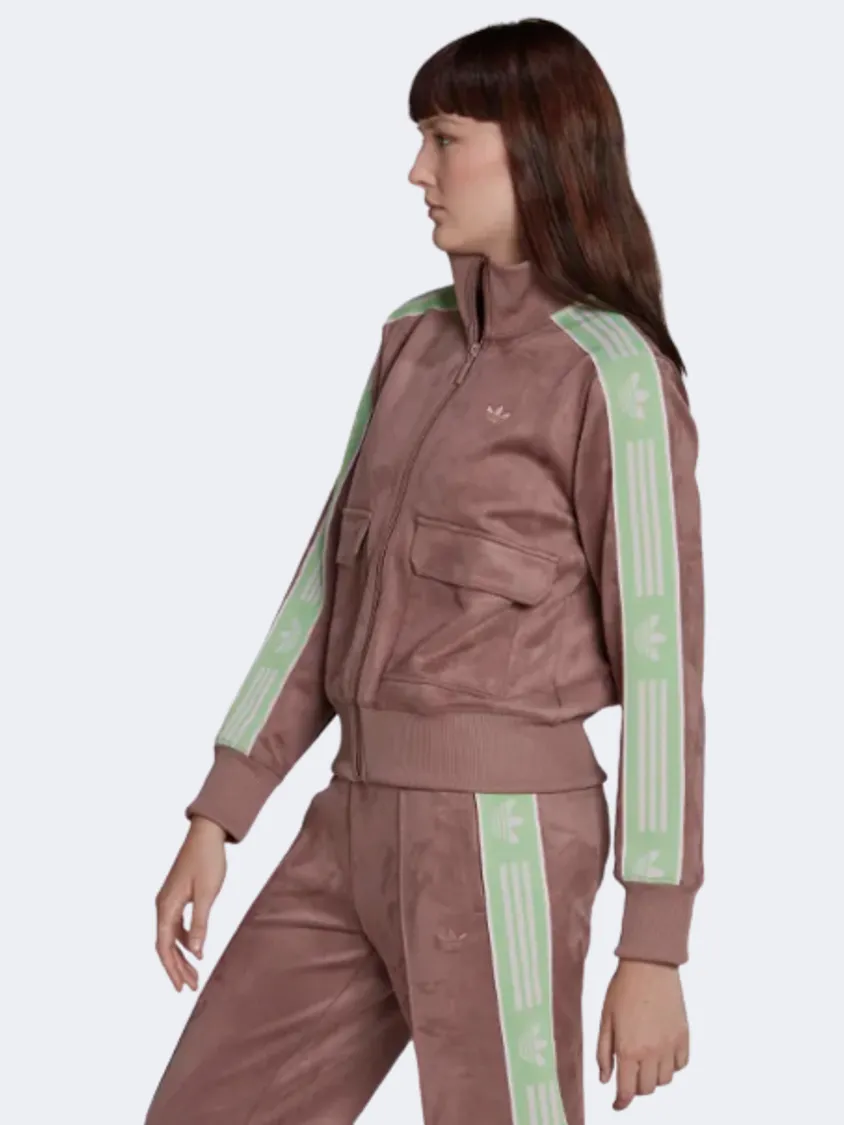 Adidas Suede Track Women Original Jacket Purple