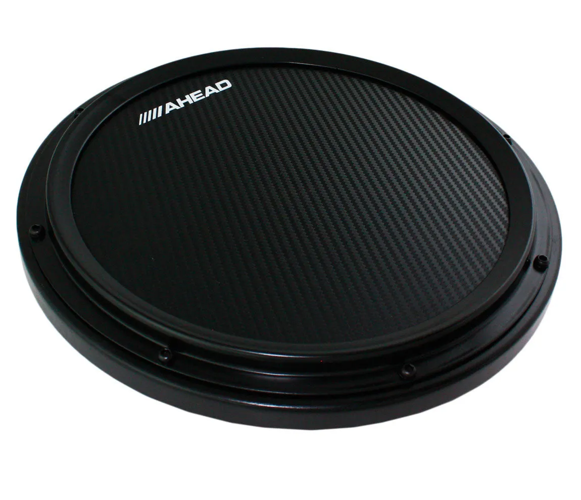 Ahead 14" Black S Hoop Marching Pad with Snare Sound