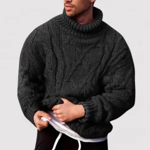 Ancien | Knitted Winter Turtleneck With For Men