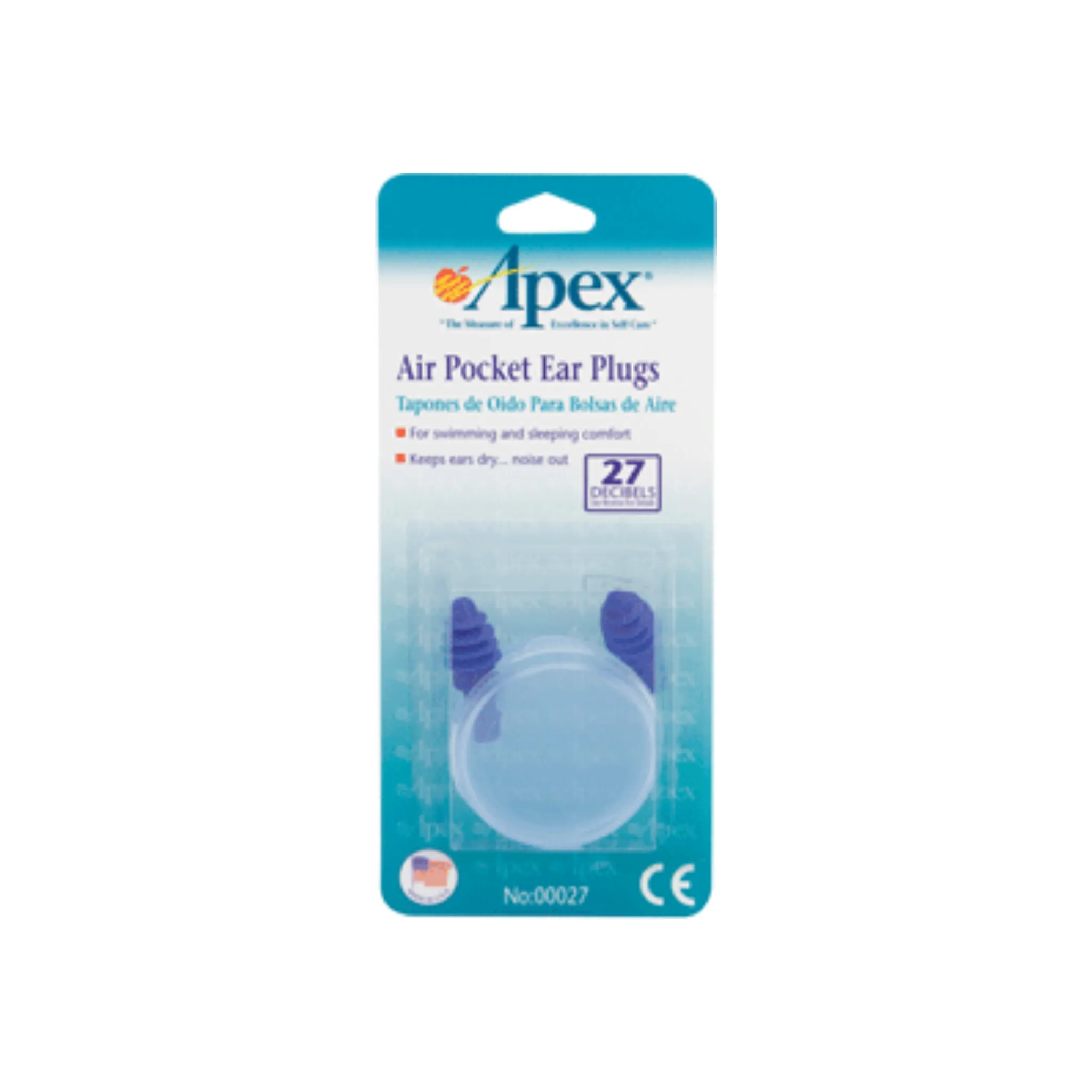 Apex Ear Plugs Air Pocket 1 Pair