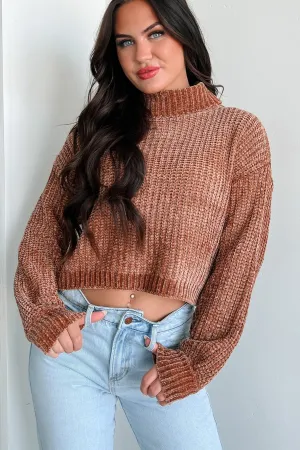 Autumn Comforts Zenana Chenille Sweater (Deep Camel)