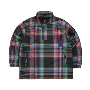 BBL ANORAK JACKET PURPLE CHECK