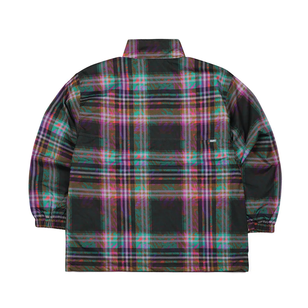 BBL ANORAK JACKET PURPLE CHECK