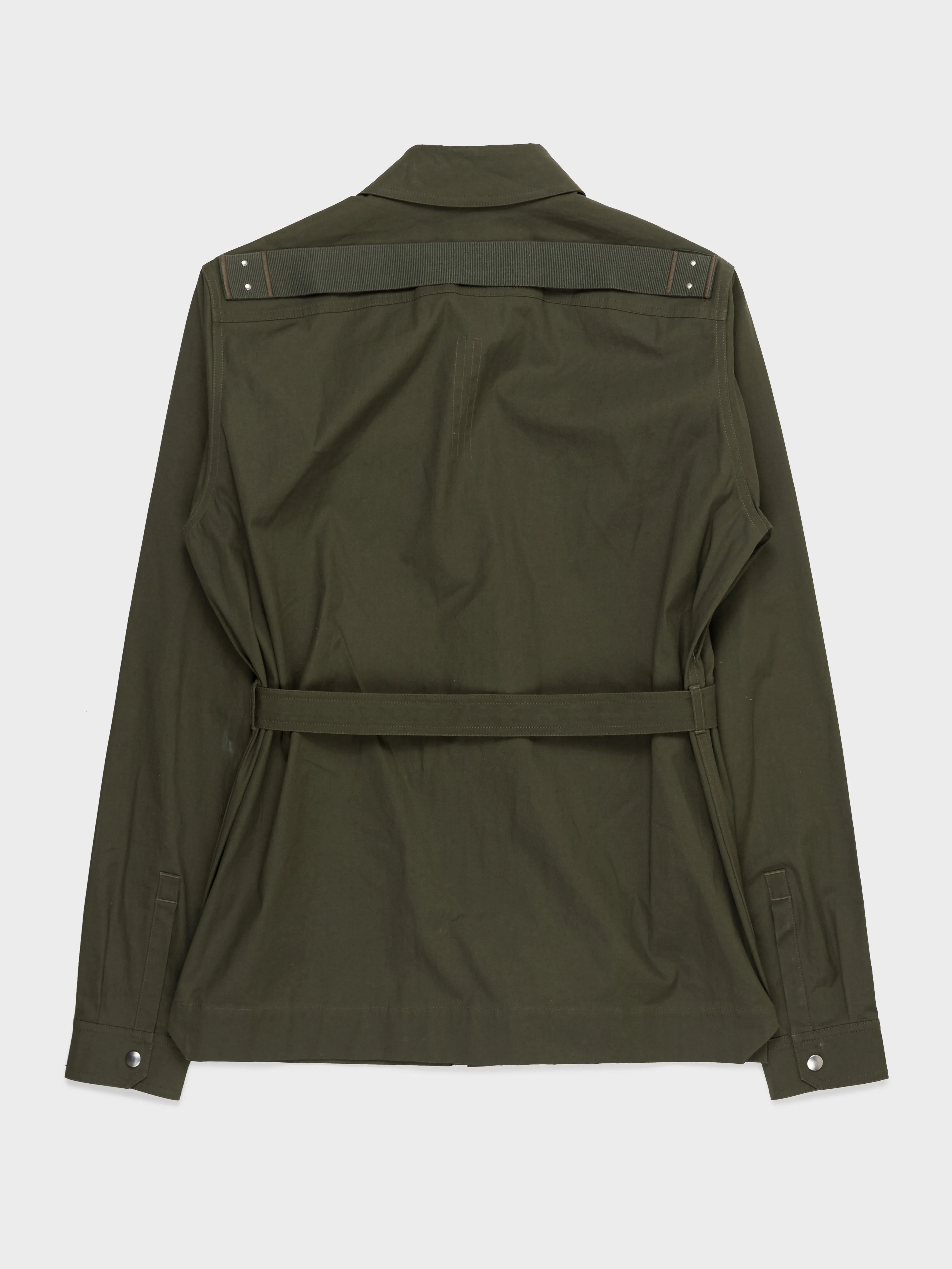 Belted Military Jacket