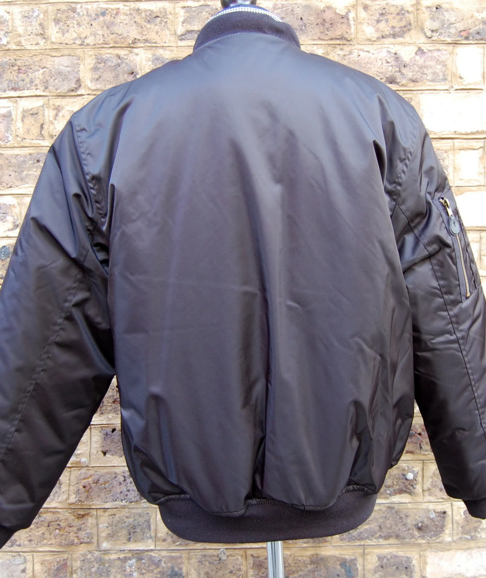 Black Relco/Miltech MA1 Flight Bomber Jacket