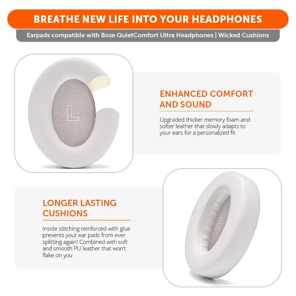 Bose QuietComfort Ultra Earpads by Wicked Cushions