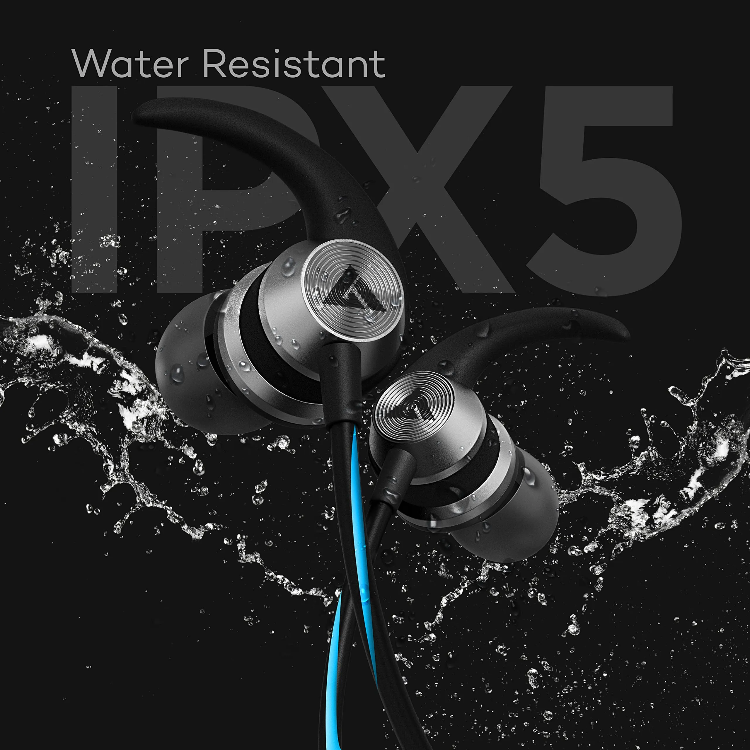 Boult Audio X1 Pro Wired Earphones with Type-C Port, 10mm Bass Drivers, Inline Controls, IPX5 Water Resistant, Comfort Fit earphones wired headphones with mic, Type C earphones, Voice Assistant (Blue)