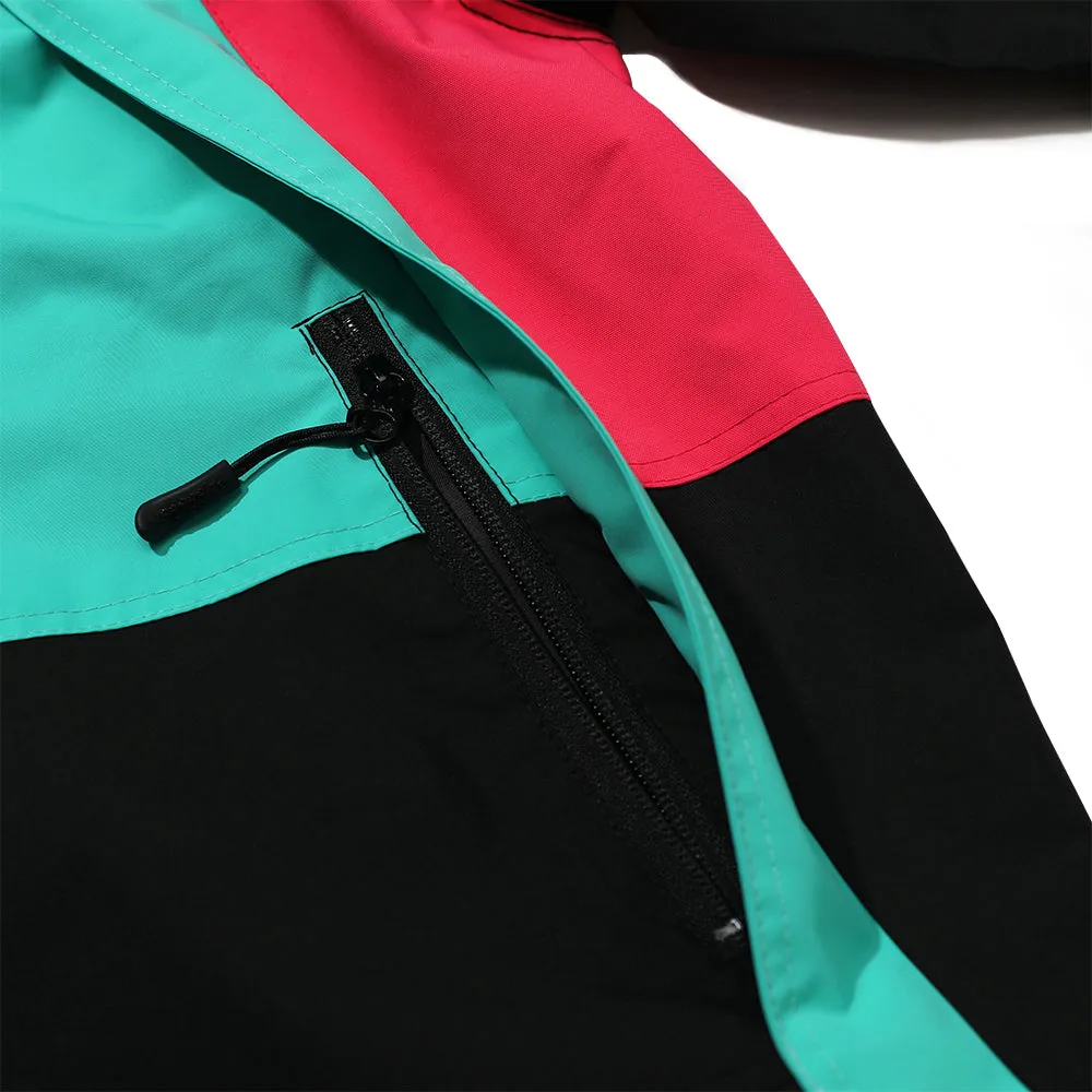 BSM HOODED ANORAK JACKET MINT BLACK