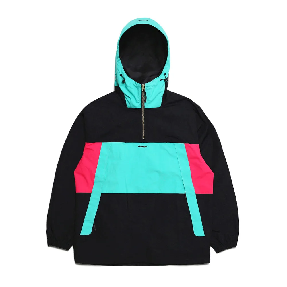 BSM HOODED ANORAK JACKET MINT BLACK