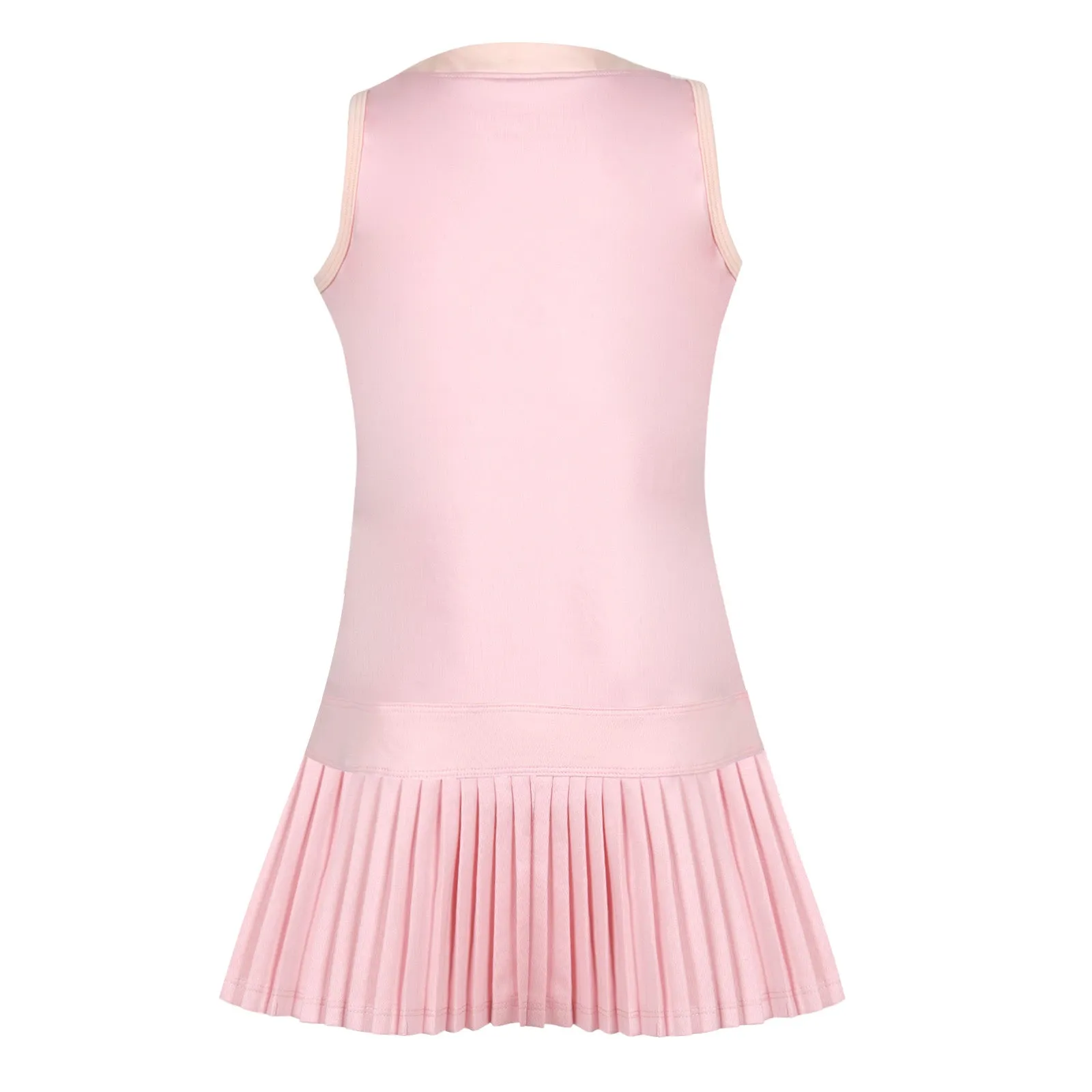 Carnival Lights Pink & Peach Pleat Dress