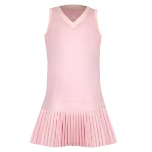 Carnival Lights Pink & Peach Pleat Dress