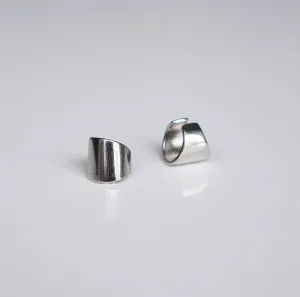 Chunky Gladiator .925 Sterling Silver Ear Cuffs