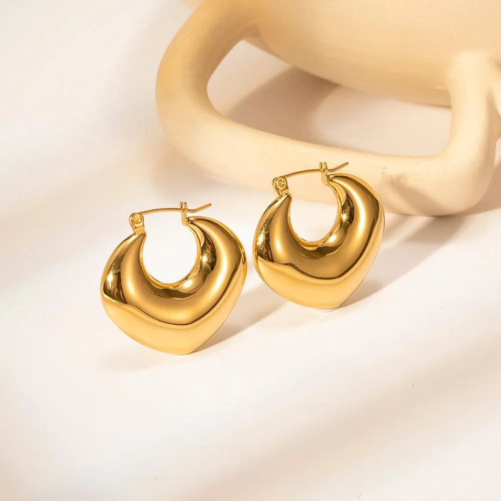 Chunky Statement Hoop Earring