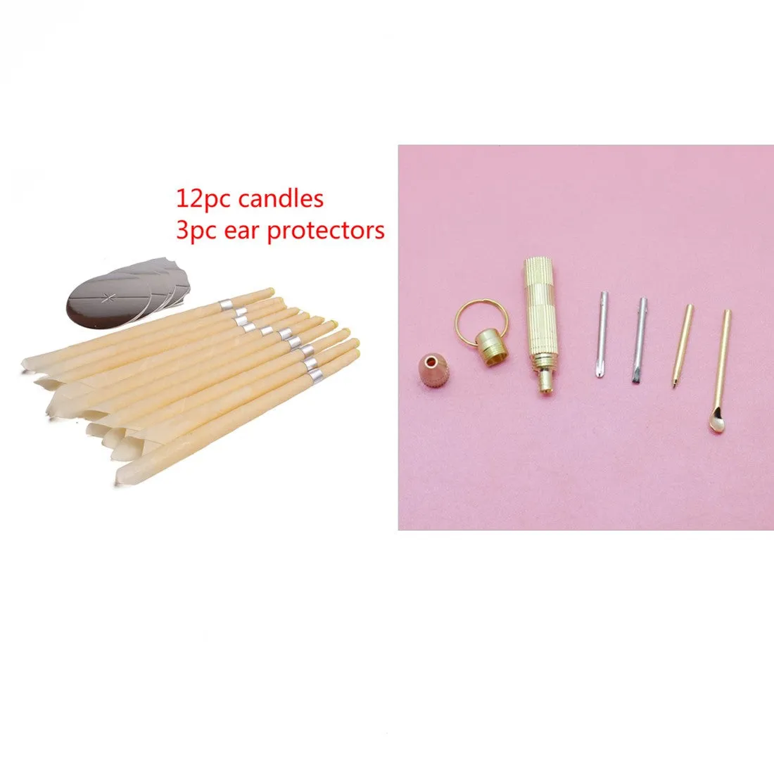 Coning Beewax Natural Ear Candle - Ear  Care - Ear Treatment Wax Removal - Earwax Cleaner