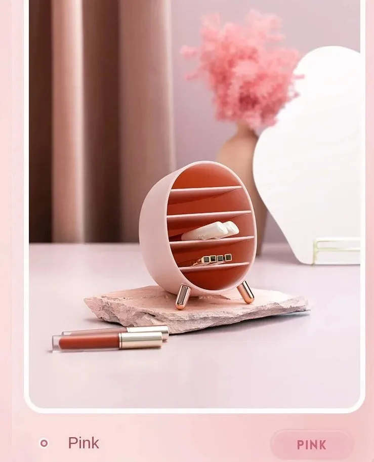 Cosmetics Storage Box Storage Rack, Eyeliner, Eyebrow Pencil, Lipstick, Lip Gloss, Skin Care Dressing Table Storage Box