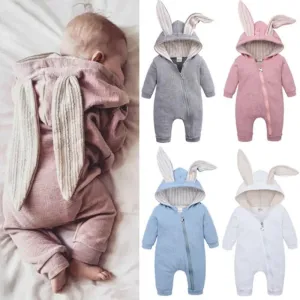 Cuddle Hopper Cotton Bunny Romper