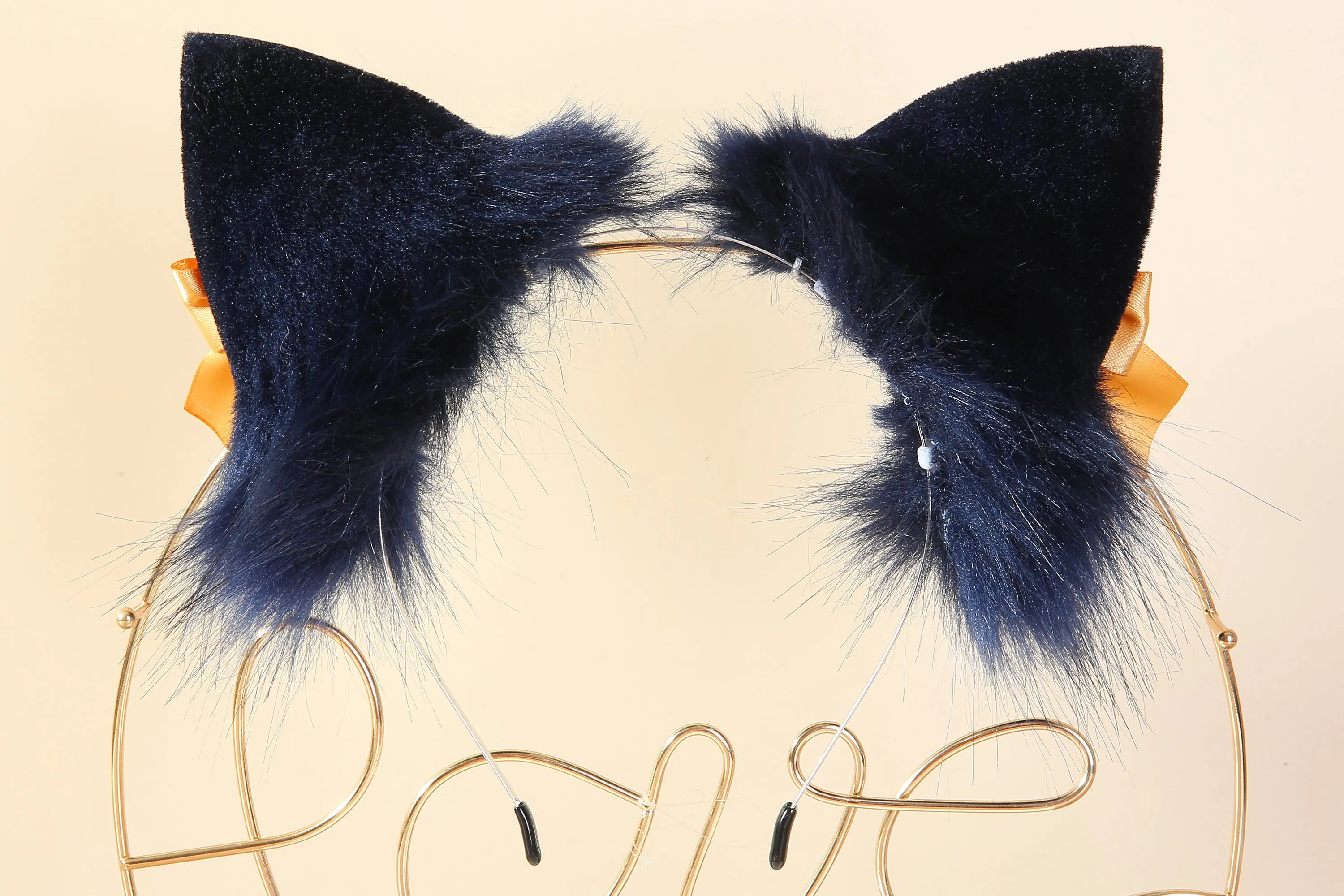 Dark blue fox ear and tail set fox ear and fox tail butt plug set sextoy wolf ear and tail plug  set bdsm anime cosplay ear and tail mature