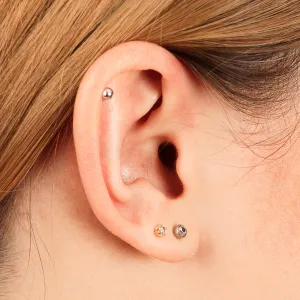 Ear Piercing - 24ct Gold Plated (Pair)