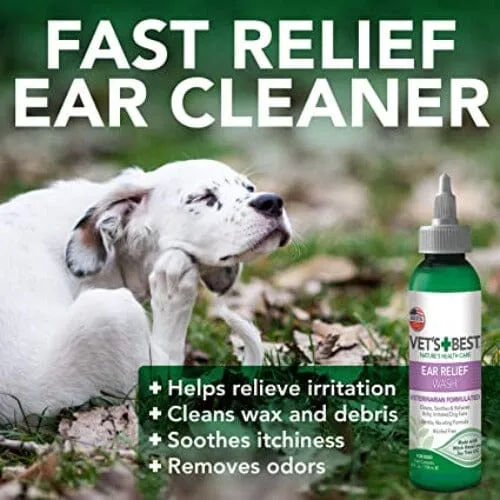 Ear Relief Wash   Dry Combo (2-Pack) For Dogs