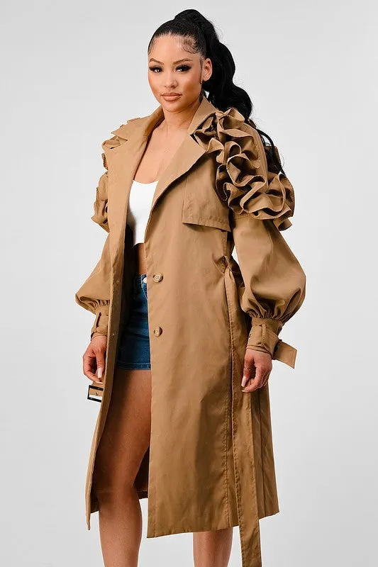 EARLY ARRIVAL TRENCH COAT (SMALL-LARGE) 2 Colors