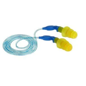 Earplugs - 3M E-A-R UltraFit Earplugs 27, Yellow, Corded & Uncorded, (Box of 100 pairs), 340-8002