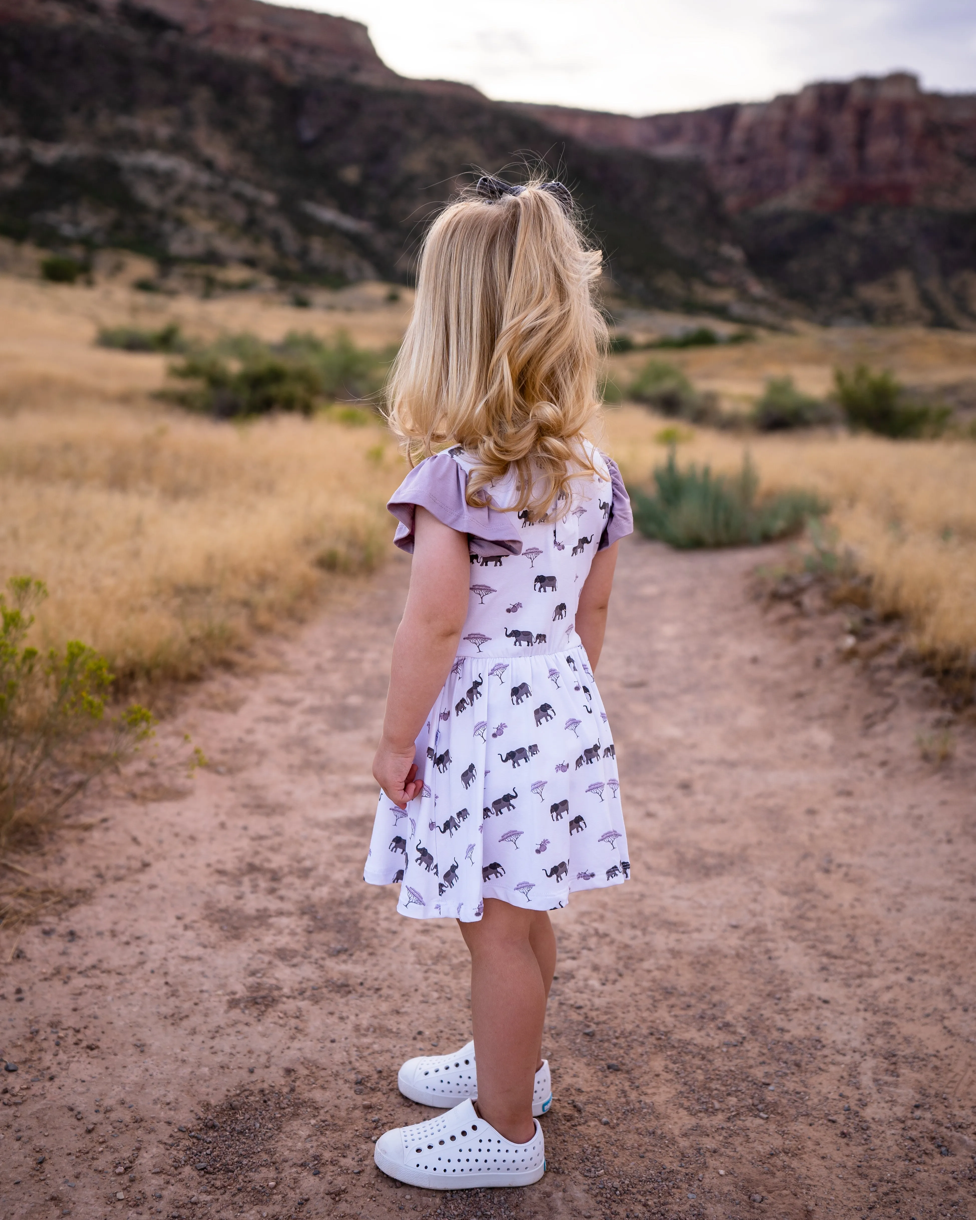 Elephant | Flutter Bodysuit Dress