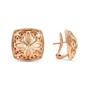 Empress Earring Large - 18K Rose Gold Vermeil