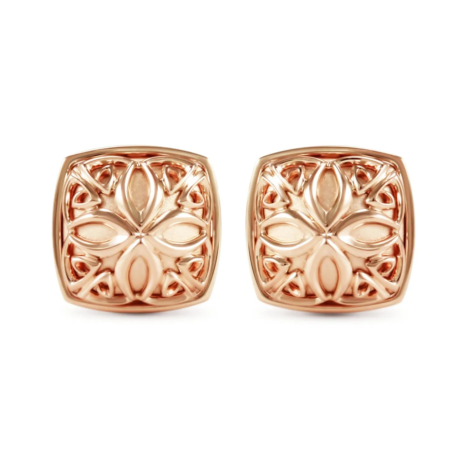 Empress Earring Large - 18K Rose Gold Vermeil