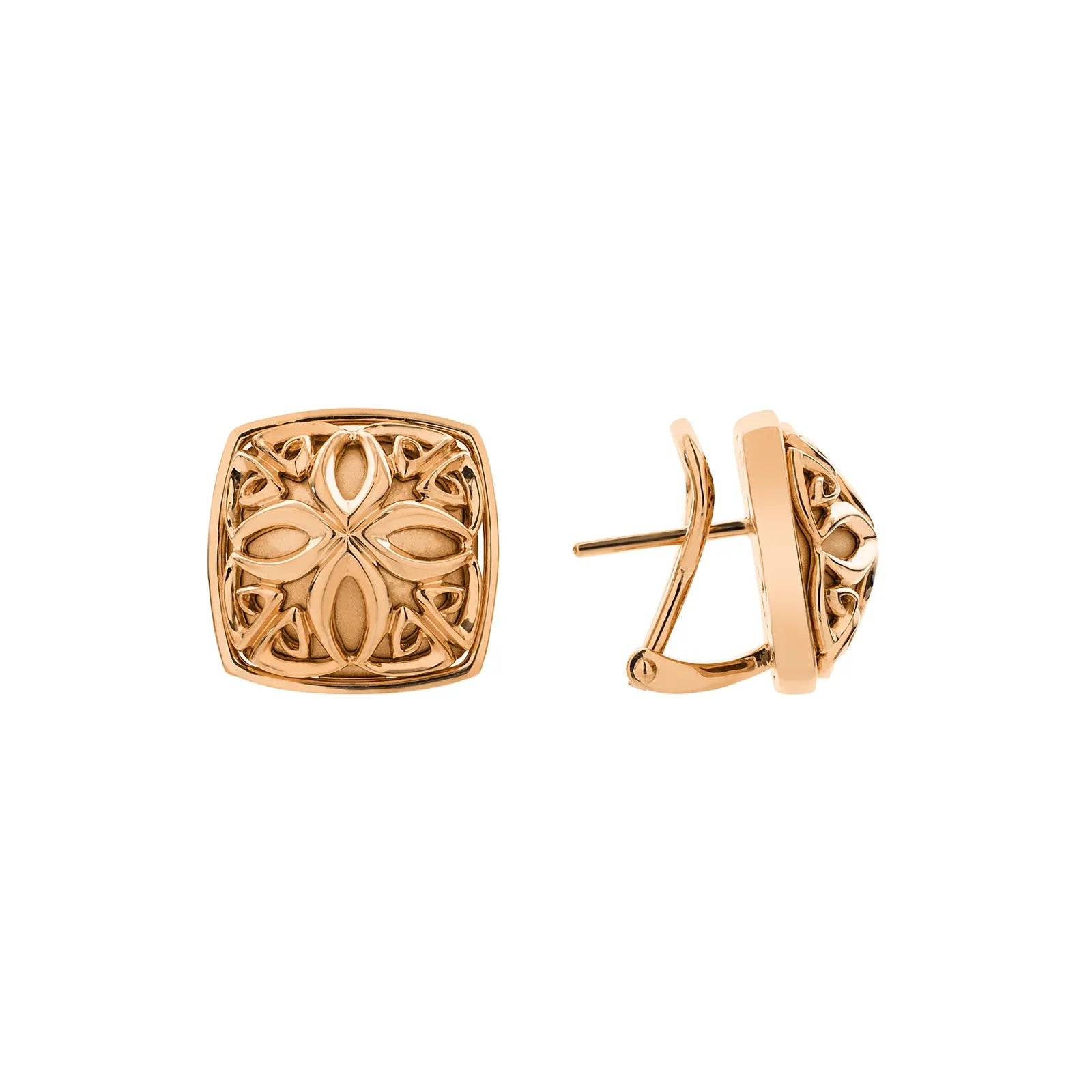 Empress Earring Medium - 18K Rose Gold Vermeil