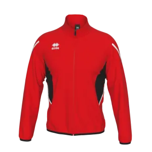 ERREA CHRISTOPHER FULL ZIP TRACK JACKET RED BLACK WHITE