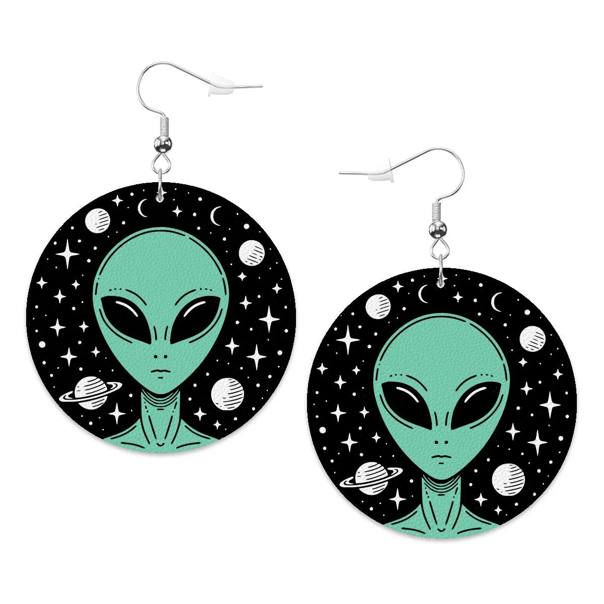 E.T Circle Drop Earrings