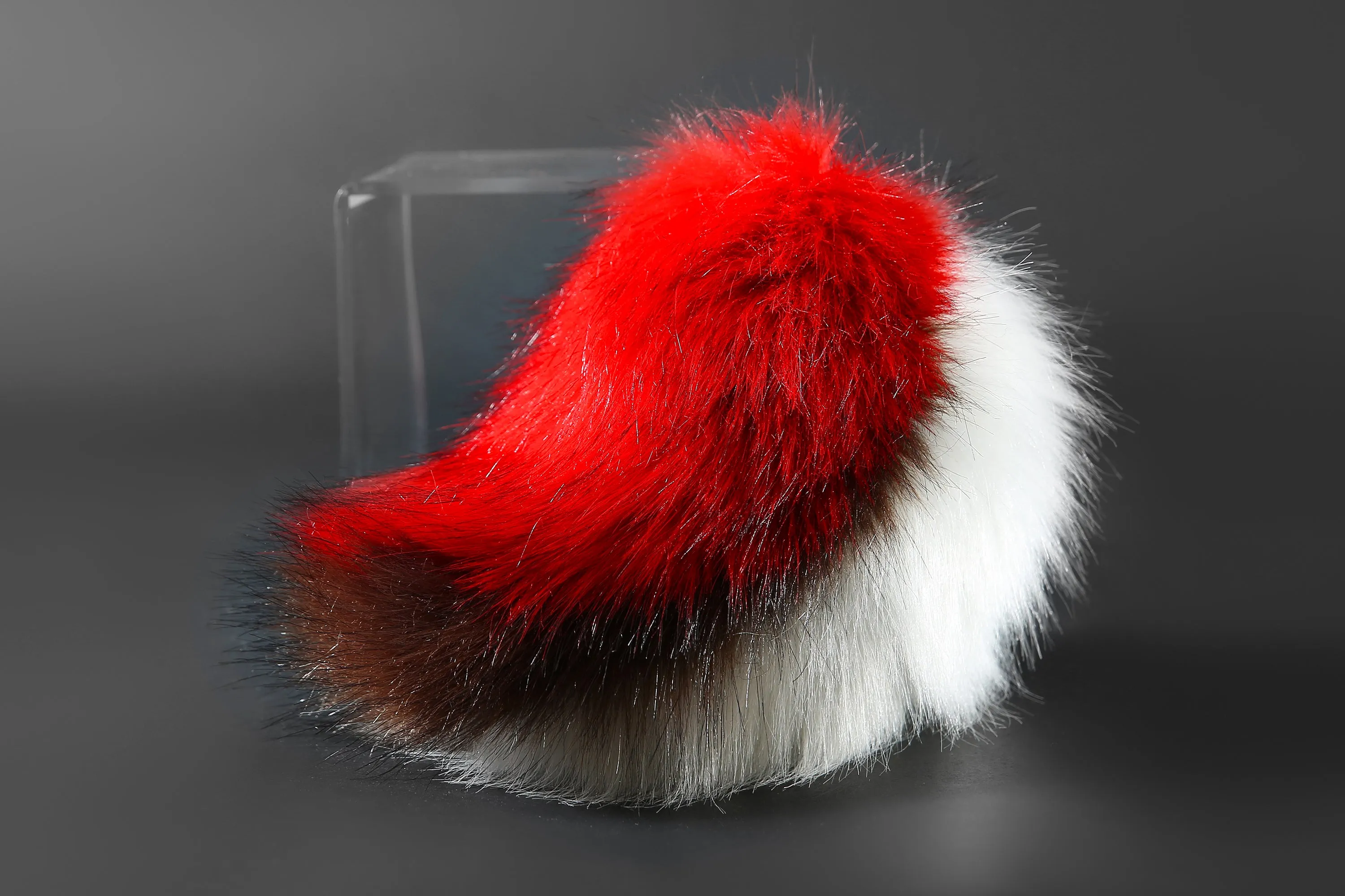 Faux Fur Alastor Ears and Tail  Hazbin Hotel Cosplay