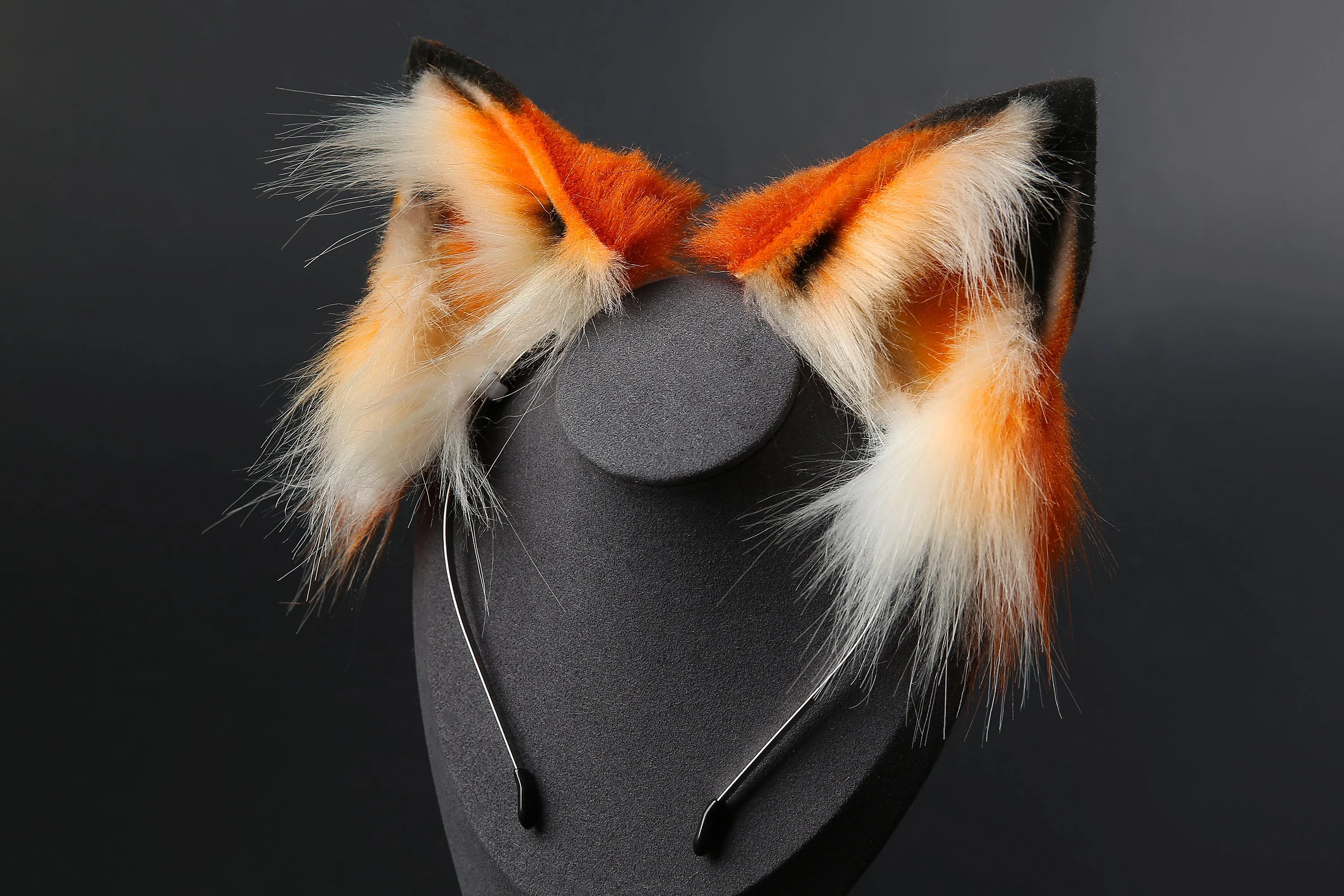 faux fur cat ear and tail plug set fox ear and tail plug set petplay ear and tail butt plug wolf ear and tail cosplay - kittenplay -mature