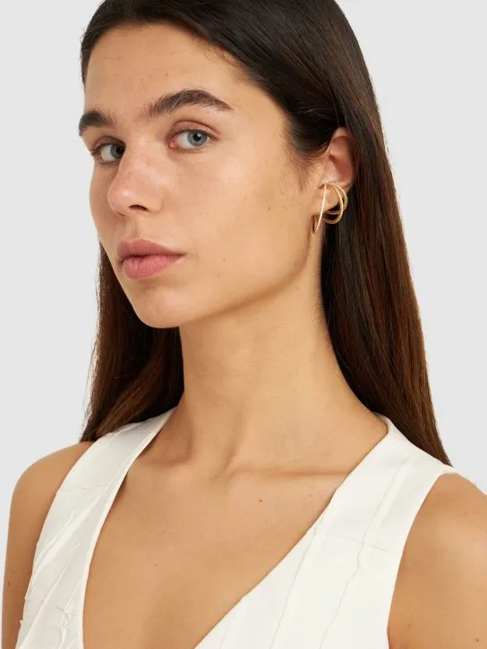 Federica Tosi   Jade crystal mono ear cuff 