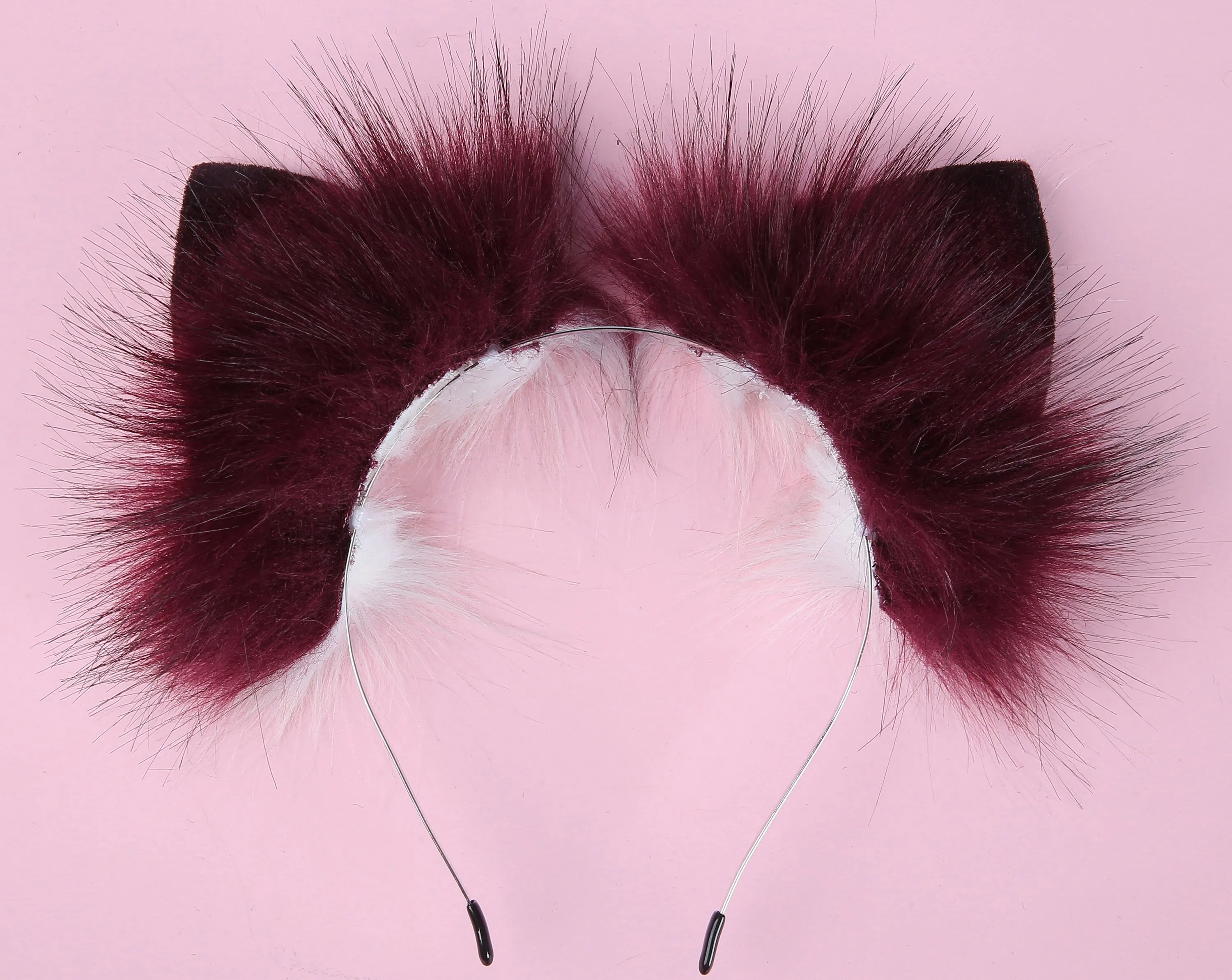 fluffy fox tail plug fox ear tug tail plug and ear set fluffy fox tail butt plug and ear set wolf tail buttplug sex toy bdsm petplay