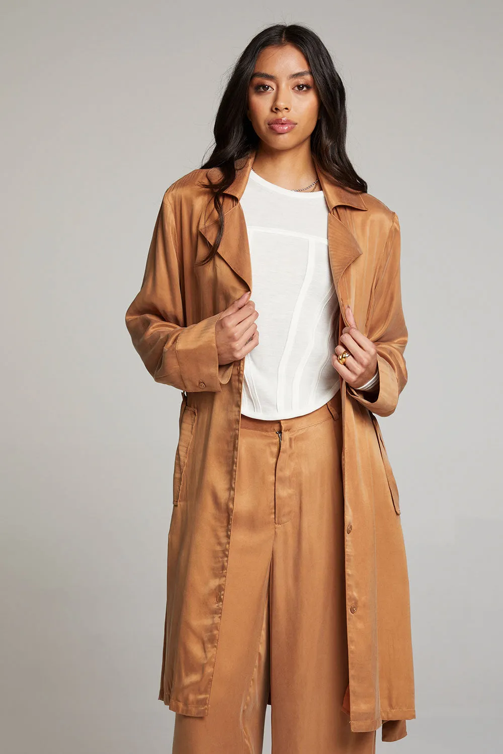 Ford Toffee Trench Coat