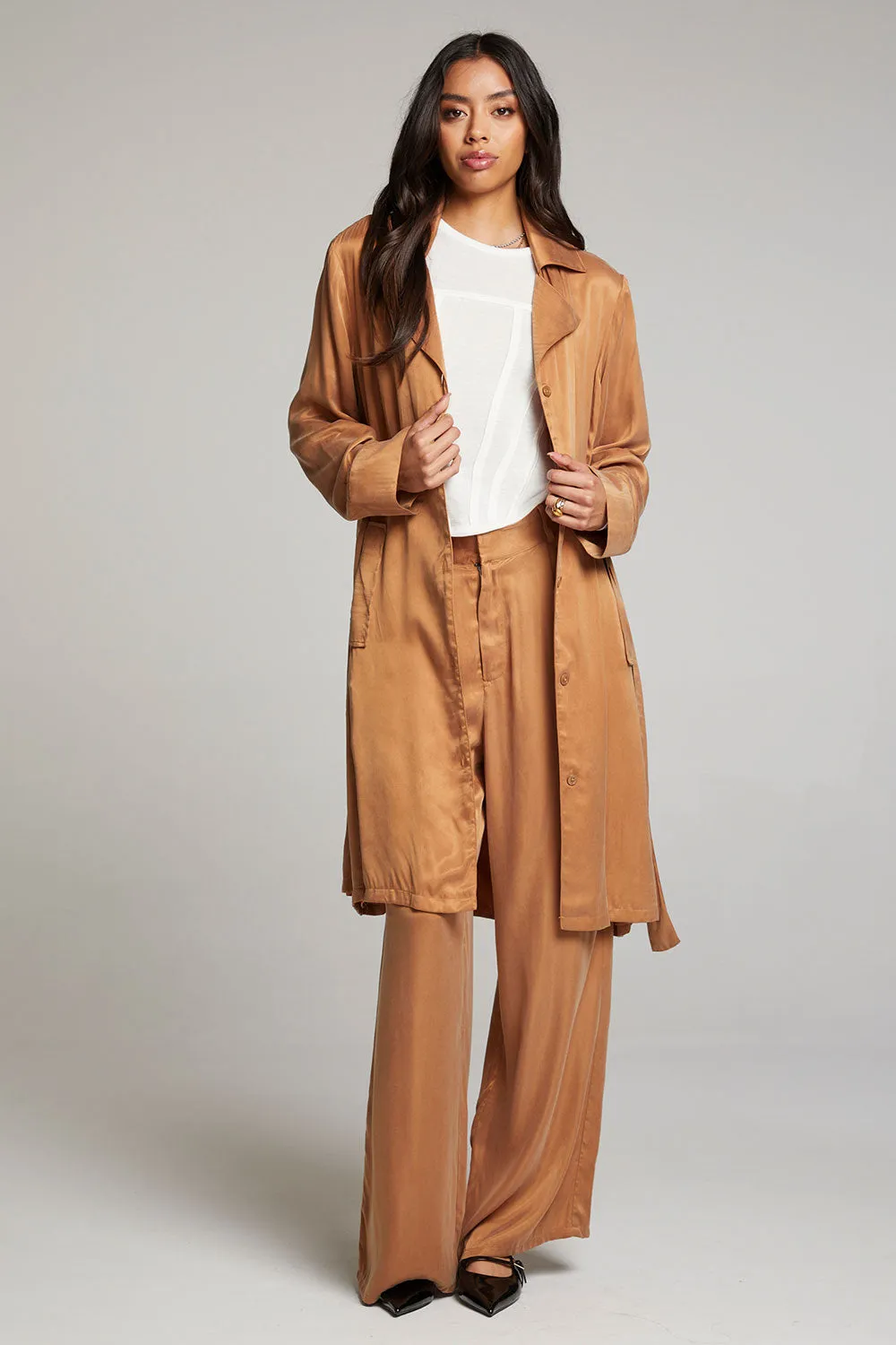 Ford Toffee Trench Coat