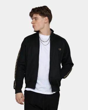 Fred Perry Seasonal Taped Track Jacket Black/1964 Gold