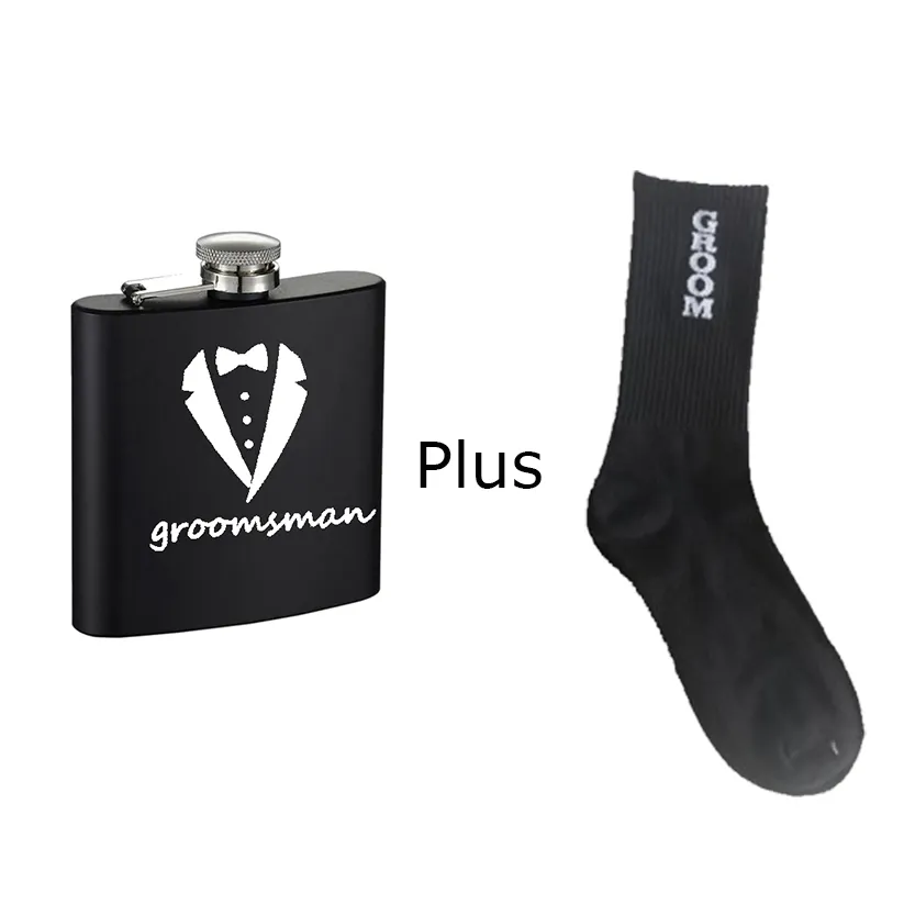 Funki Buys | Hip Flasks | Best Man Gift Sets | 7oz Flask   Socks