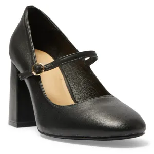 Gina Heel in Black Leather