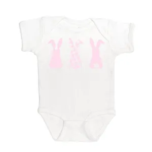 Gingham Bunny Easter Baby Bodysuit