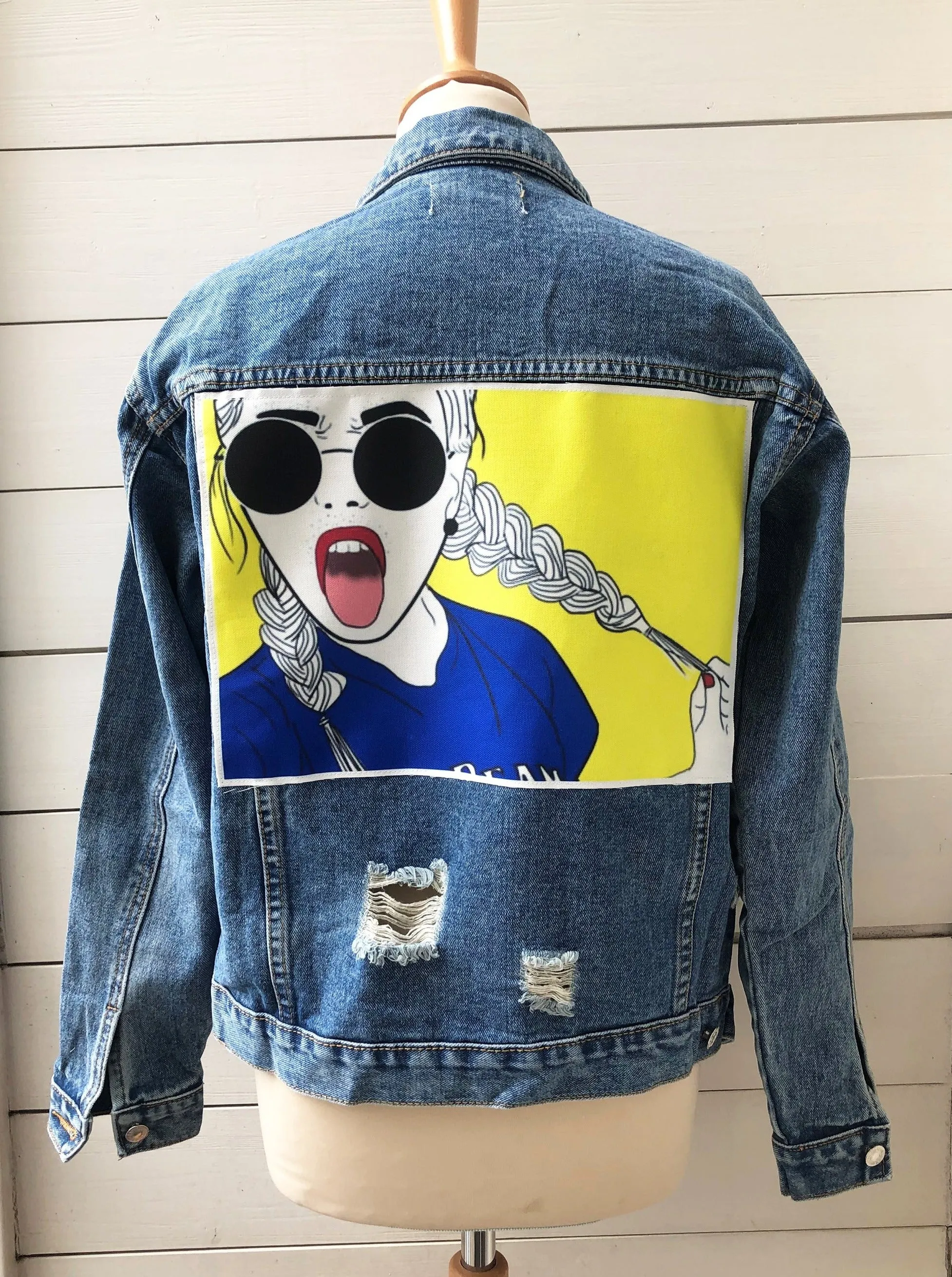 Girl Pop Denim Jacket.