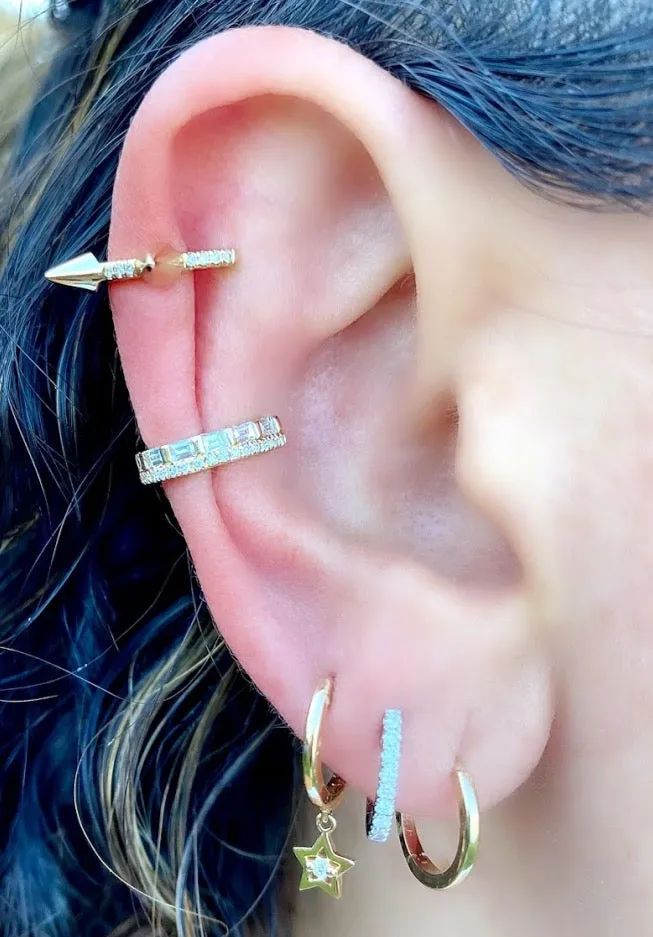 Gold Diamond Ear Cuff