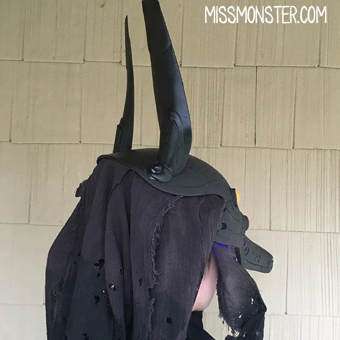 GRIMDARK BLACKEST BLACK UBER GOFF ANUBOT HEADDRESS
