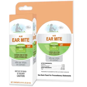 Healthy Promise Aloe Ear Mite Treatment For Cats, 0.75 oz